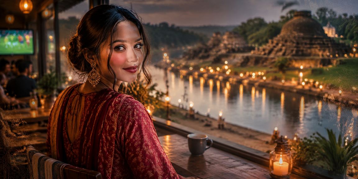 কুমিল্লায় মোবাইলে বিনোদন ও অনলাইন গেমিং উপভোগের দৃশ্য